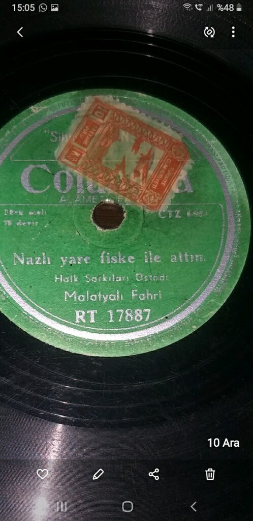 MALATYALI FAHRİ (EZO GELİN)TAŞ PLAK - 3
