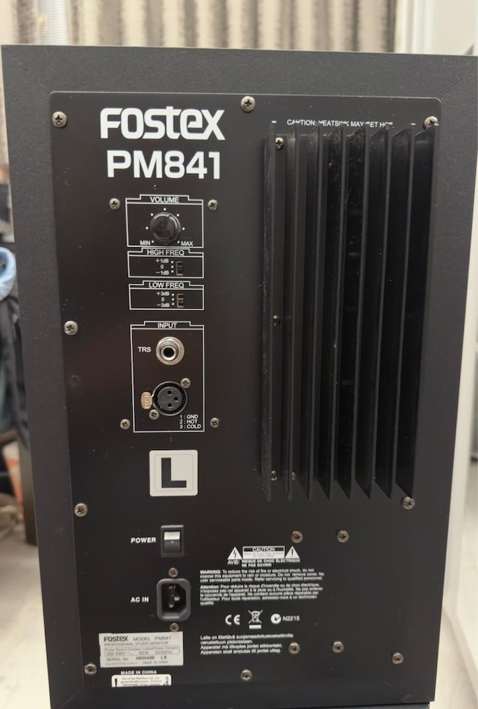 Fostex PM841 8” 3-Way Aktif Stüdyo Monitörü L+R Çift – Profesyonel - 2