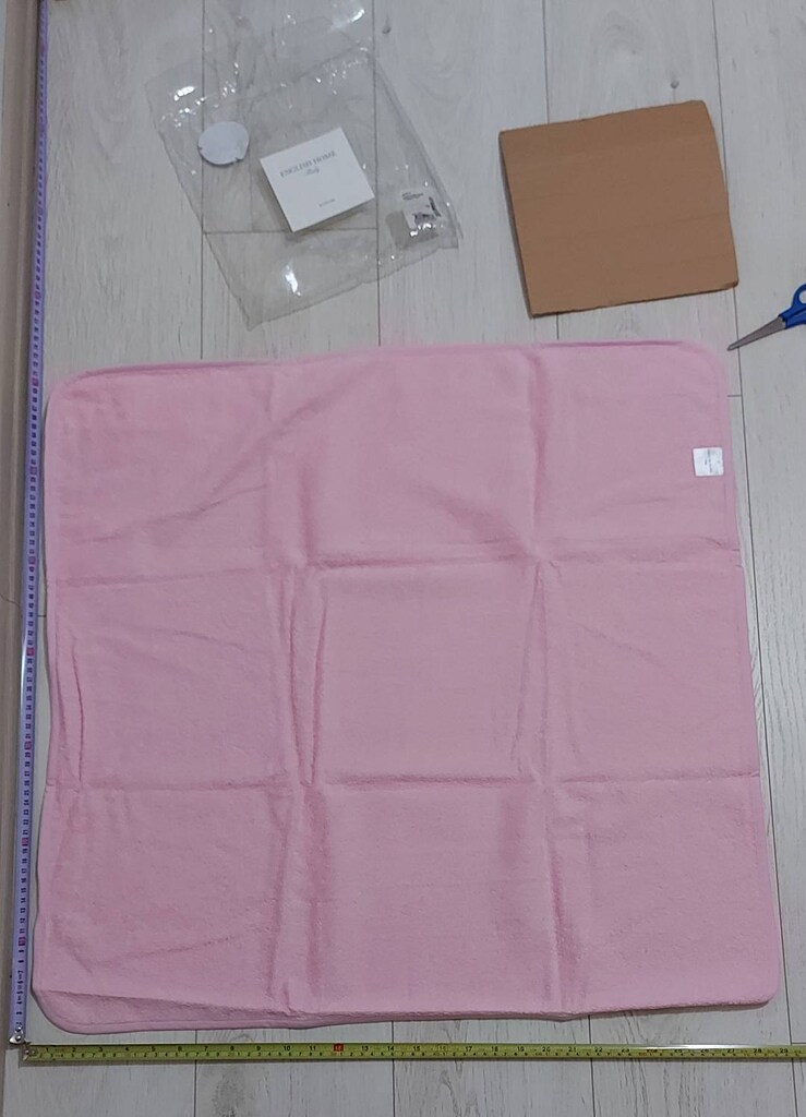 English Home Pembe Kundak Havlu 70x70 - 3