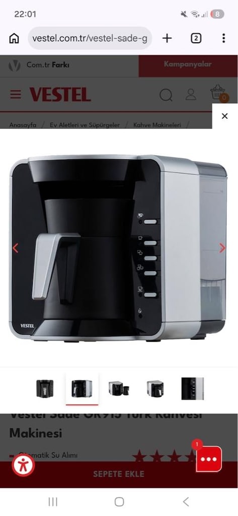 Vestel Türk Kahve Makinesi - 2