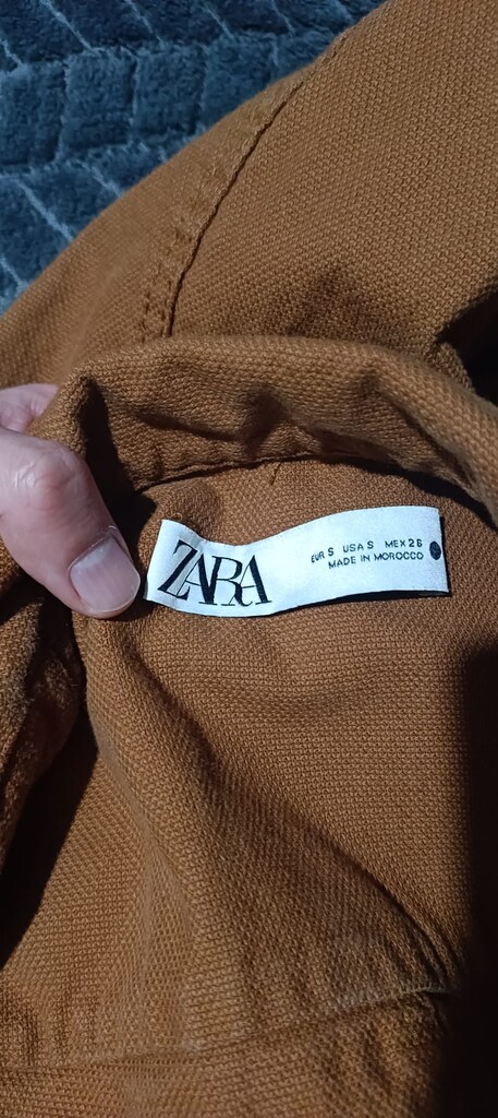zara marka unisex palto