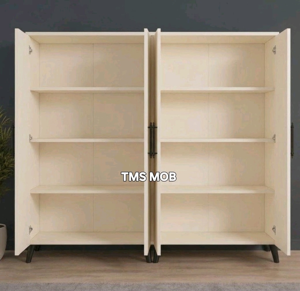 Dolap çok amaçlı dolap sedef krem Mdf - 2