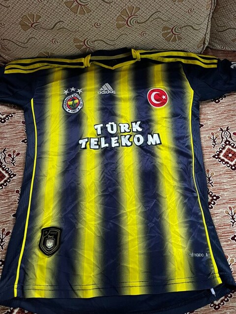 KOLEKSİYONLUK Orijinal Fenerbahçe 2011-2012 Sezonu Çubuklu Forma