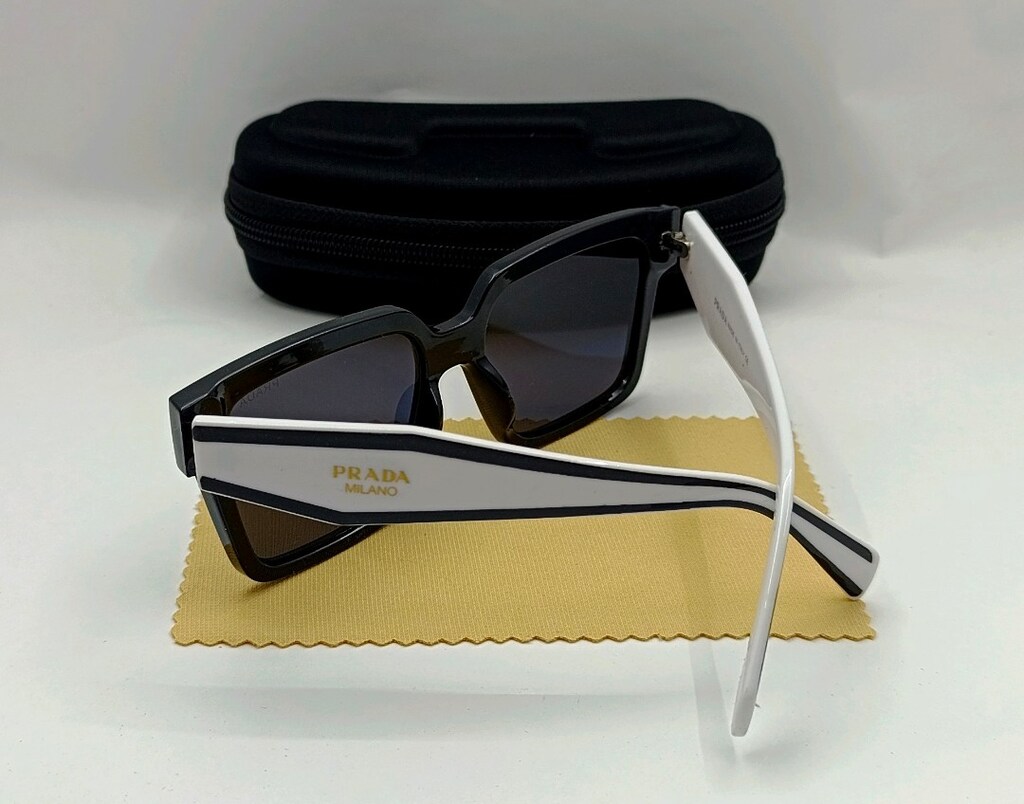 SIFIR KUTUDA, PRADA MİLANO(BÜYÜK ÖLÇÜ,KEMİK) UV400 FİLTRELEME - 5