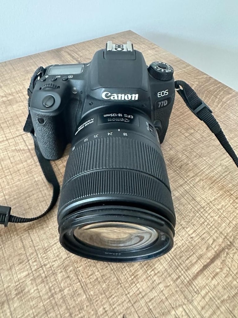 Canon EOS 77D + 3 lens tüm takım - 2