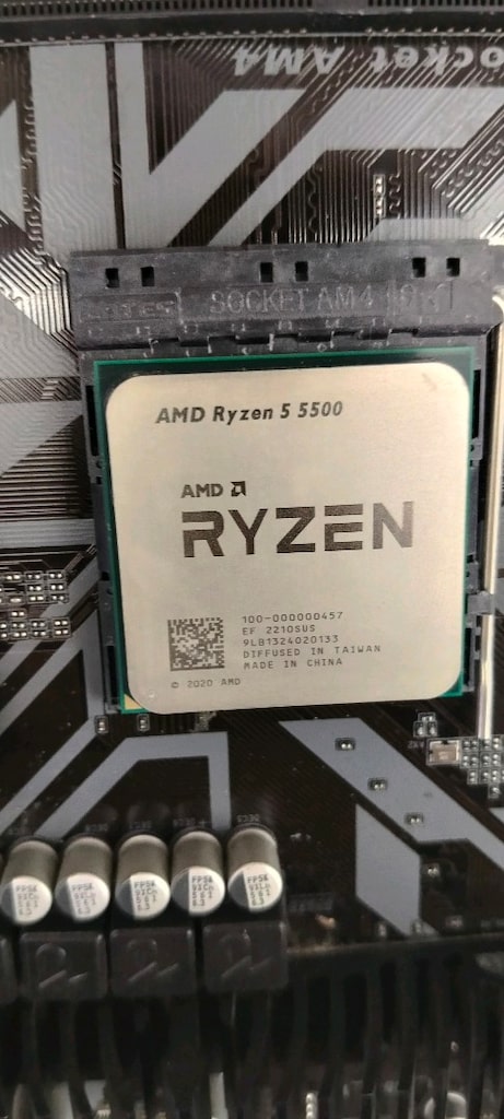 GA B450 +R5 5500+AMD CPU FAN SET - 4