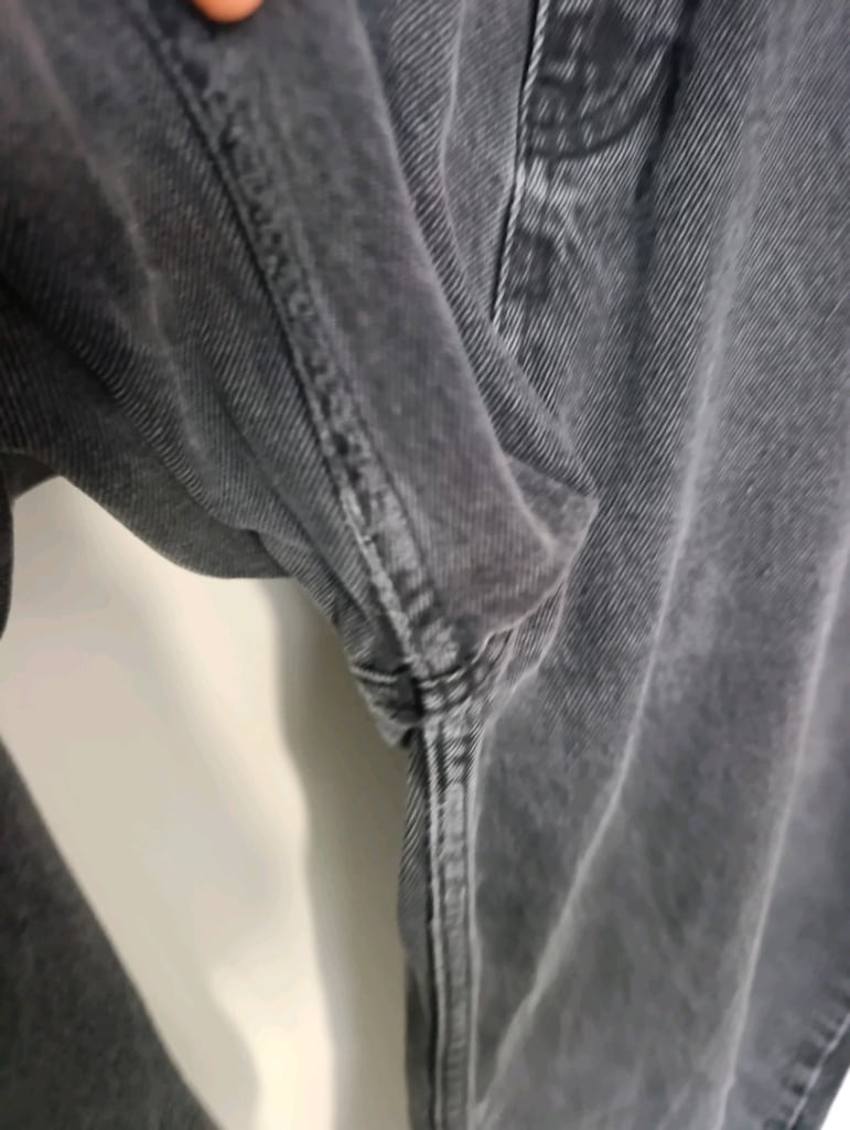 Gri Jean Pantolon - 4