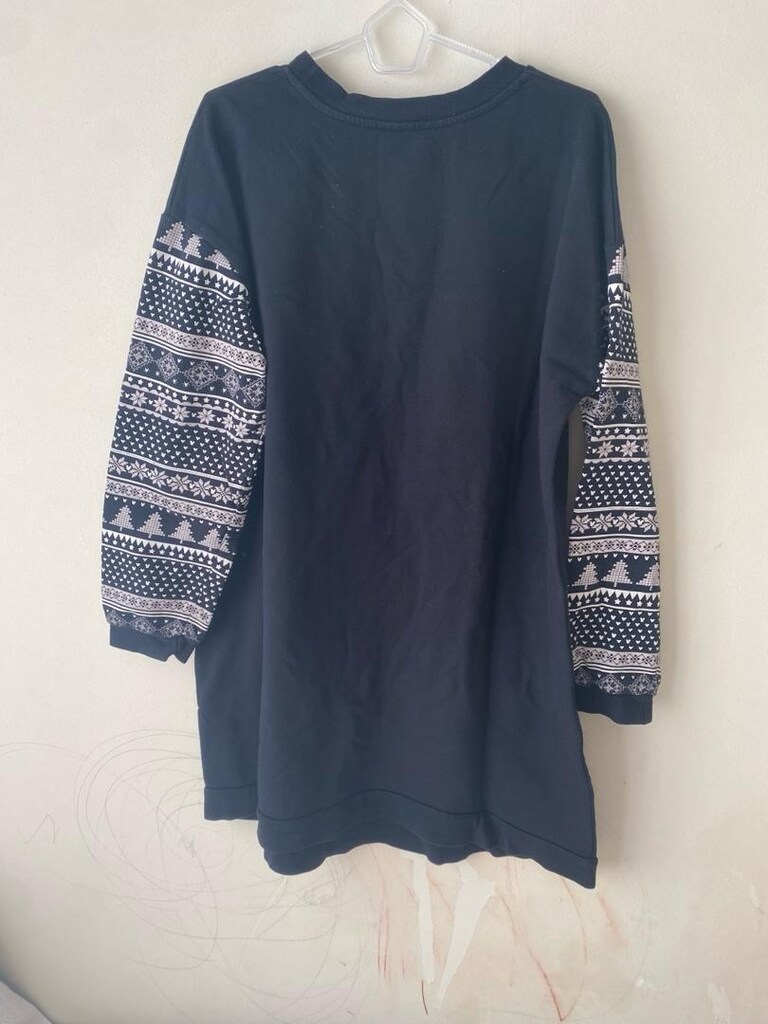 Mickey Mouse Desenli Sweatshirt Elbise - 2