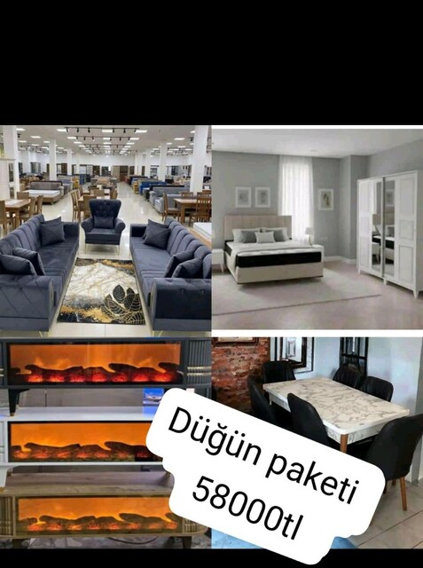 düğün paketi renk ve modelleriyle