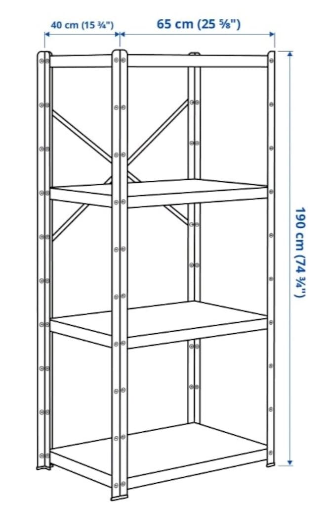 Ikea çok amaçlı raf ünitesi - 3