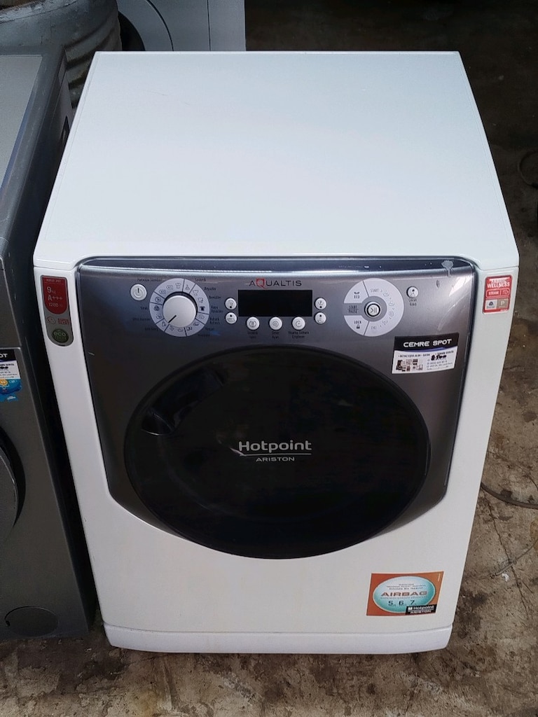 AQUALTİS 9 KG ÇAMAŞIR MAKİNESİ İZMİR İÇİ 3 AY GARANTİMİZ VARDIR - 10
