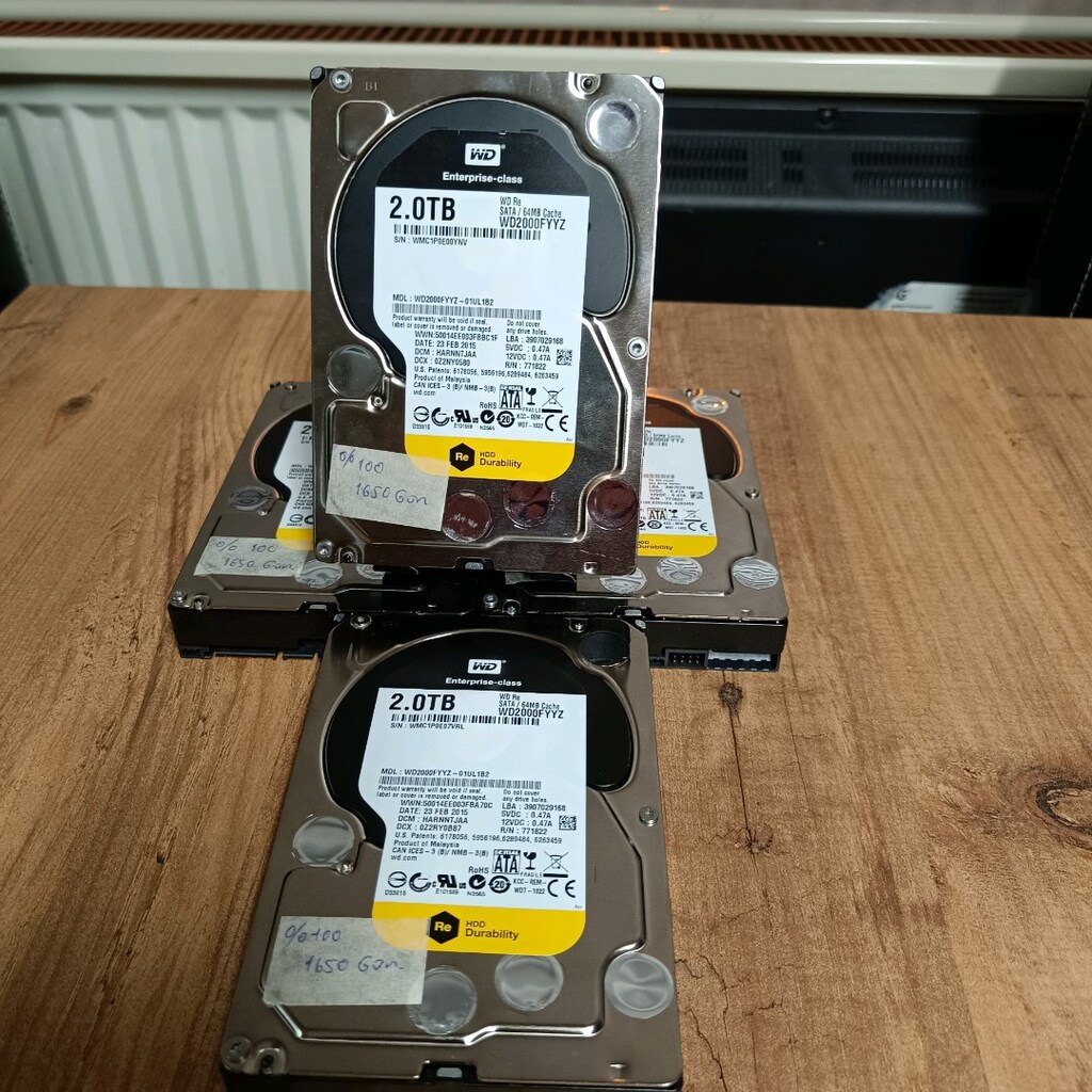 Western Digital WD2000FYYZ 2TB 7.2K RPM 6Gb/s 3.5" SATA HDD Sabit Dis - 4