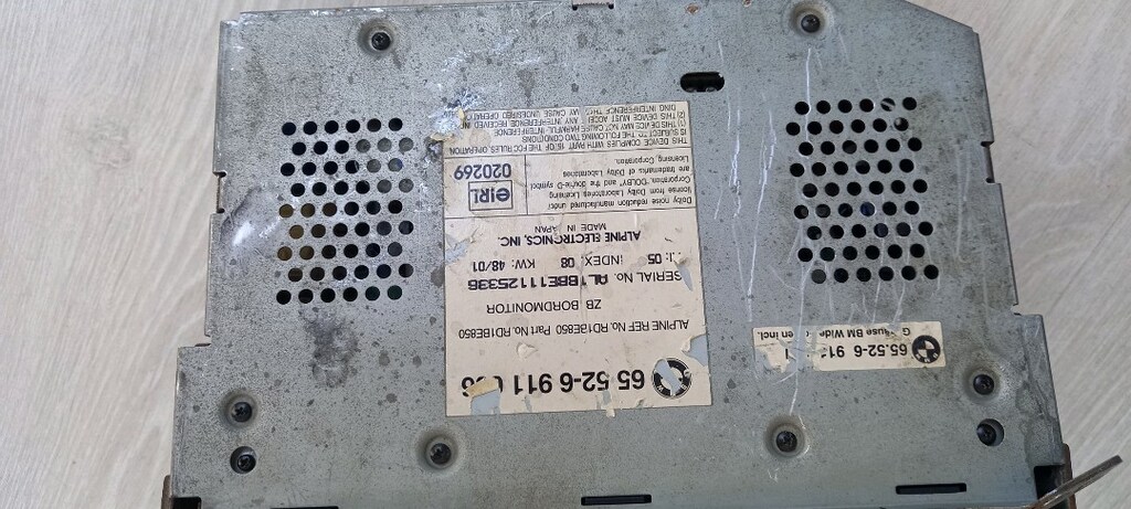 alpina bmv e 46 CD ve kaset çalar - 3
