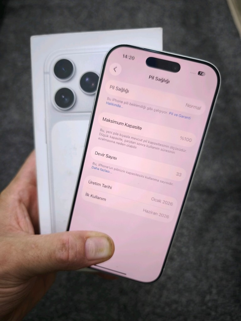 23 AY GARANTİLİ İPHONE 17 PRO 256 GB - 3