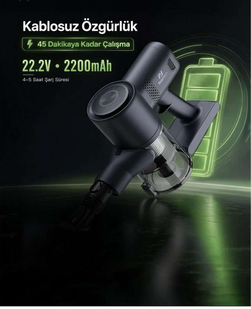 PİRANTECH ŞARJLI SÜPÜRGE - 3