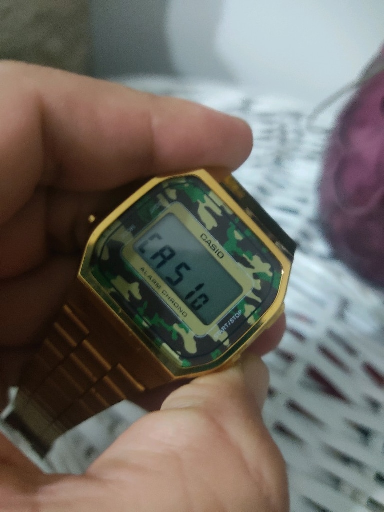 Orjinal CASIO A168WEGC Electroluminescence Saat - 5