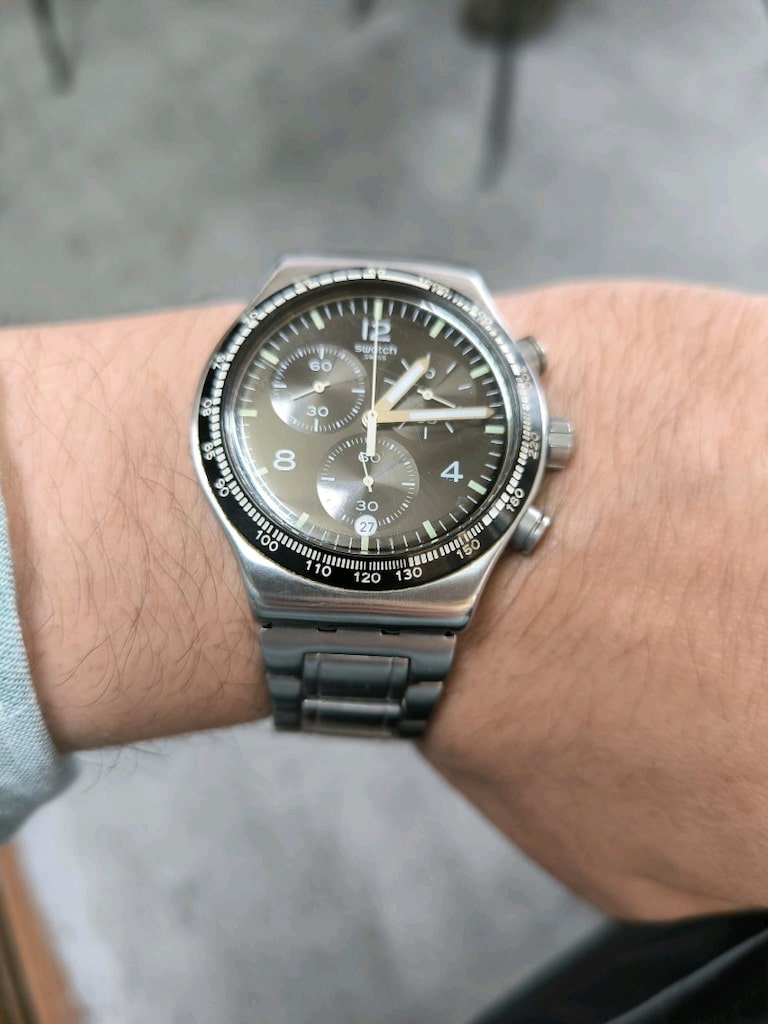 Swatch erkek saat night flight - 7