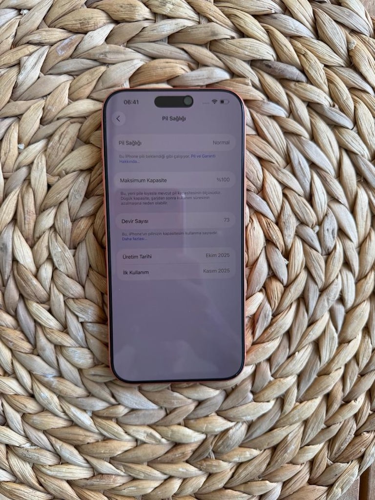 İphone 17 PROMAX TURUNCU 2 AYLIK PİL100 ( Takas Olur ) - 5
