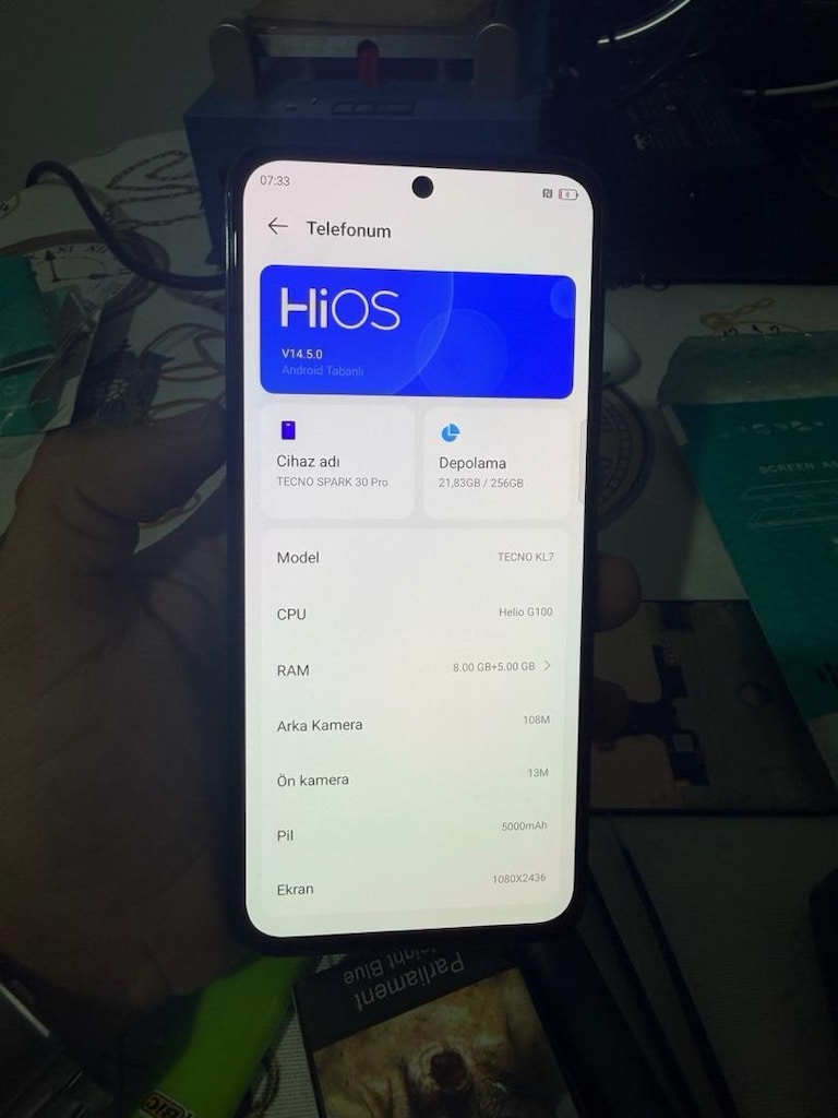 SPARK 30 PRO 256 8+3 RAM TR CİHAZI - 5