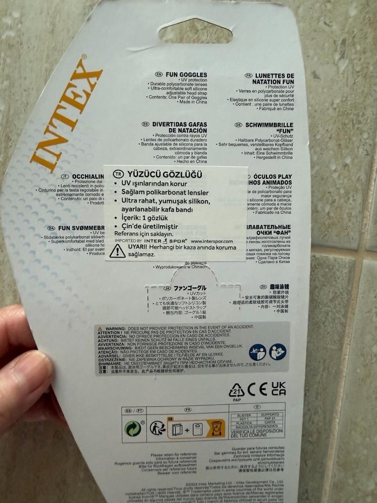 Intex Aqua Flow Çocuk Deniz Gözlüğü - 3