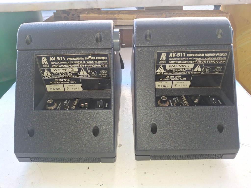 AR ACOUSTIC RESEARCH AV-511 STUDIO REFERENCE SPEAKER 25.000 TL - 9