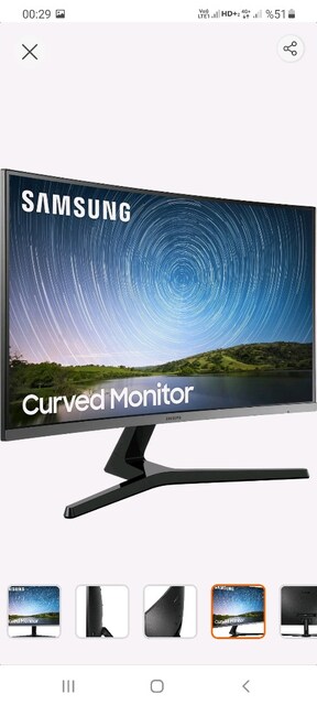 32 inc curved monitör