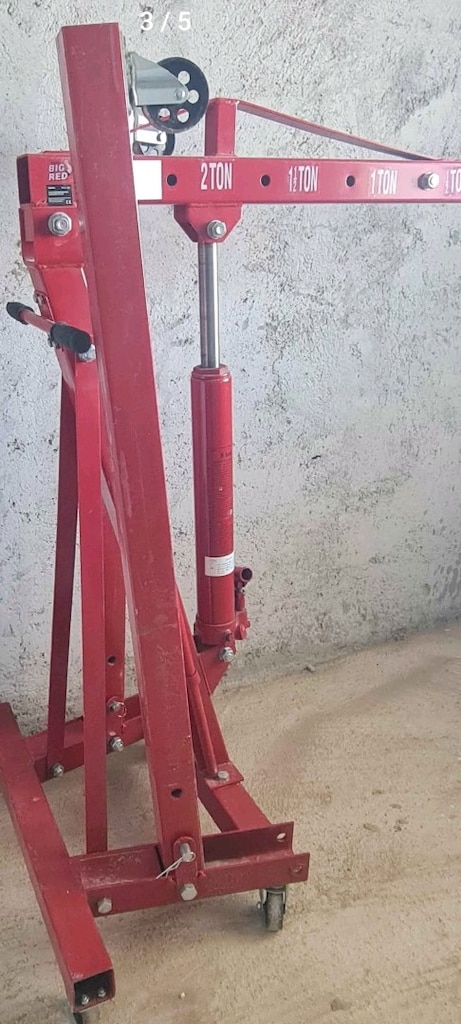 KRİKO MOTOR İNDİRME TAMİRCİ KRİKOSU 2 TONLUK SIFIR SAYILIR KALİTELİ MA - 3