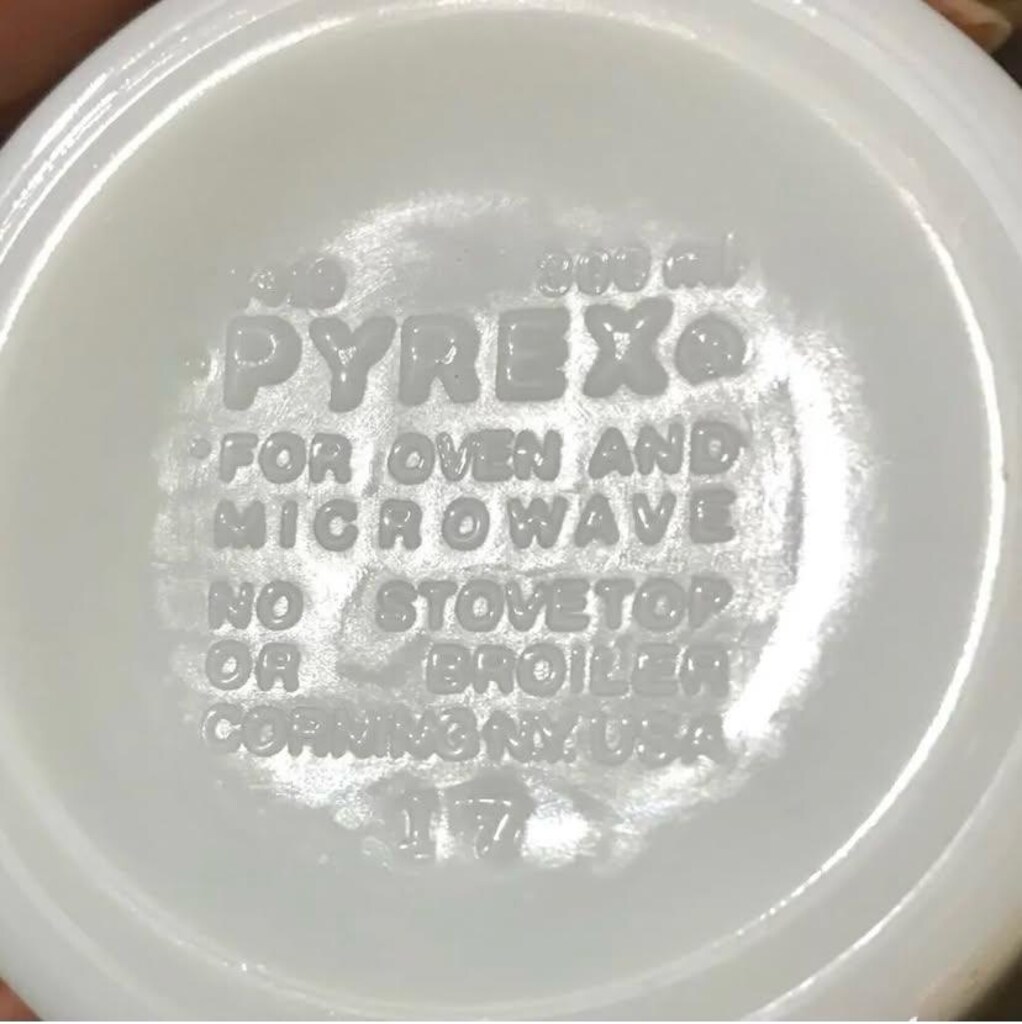 Amerikan Corning NY USA Opalin Kupa Bardak - 2