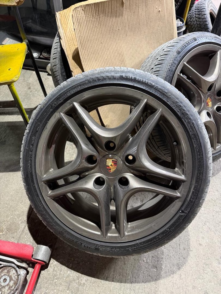 porsche jant lastik - 2
