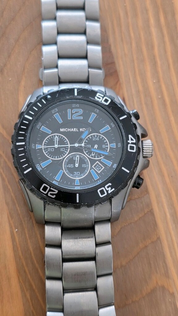 MICHAEL KORS MK-8231 "drake" Titanyum kronometreli kol saati - 2