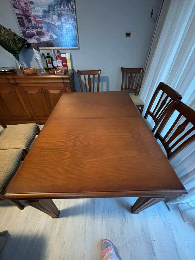 yemek masası 2 sandalye konsol dolap - 2