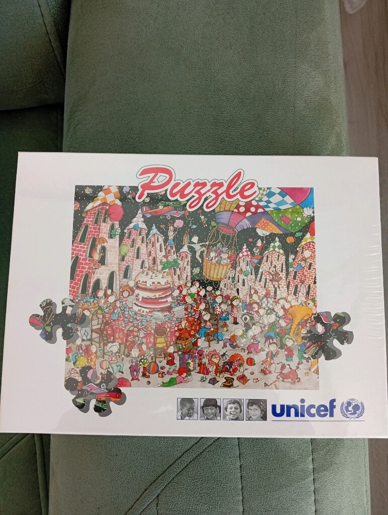 Ünicef Puzzle, sıfır bir üründür. 200, lük, dür. - 8