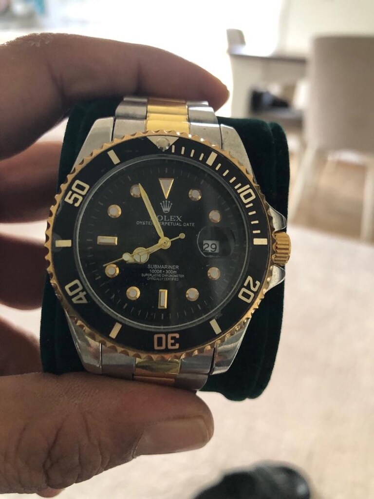 rolex pil tavimli fosforlu çeklik kasa temiz yeni - 6