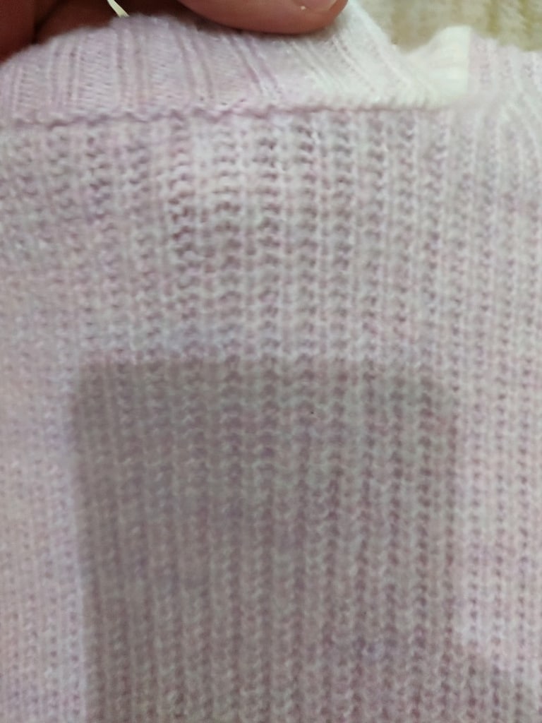 Yepyeni LCW Modest Lila/Beyaz Yumuşacık Triko (XS) - 3