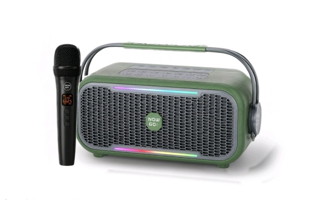 NOWGO C1 100W Taşınabilir RGB Bluetooth Hoparlör Mikrofonlu Karaoke.