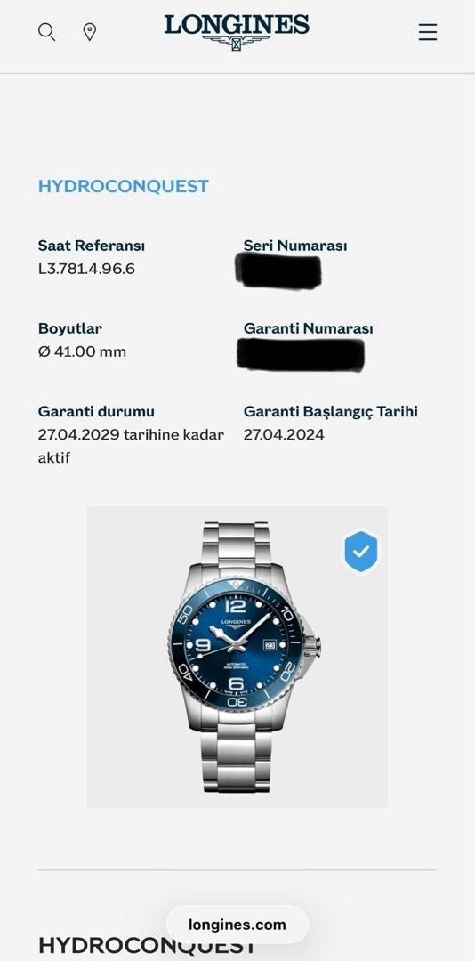 LONGINES HYDROCONQUEST KOL SAATİ 41mm - 3