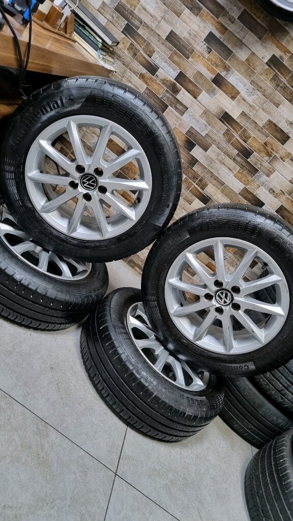 AYDİLEK JANT LASTİK PLUS 15 5X100 VOLKSWAGEN JANT TAKIMI OLUP 185 65 1 - 3