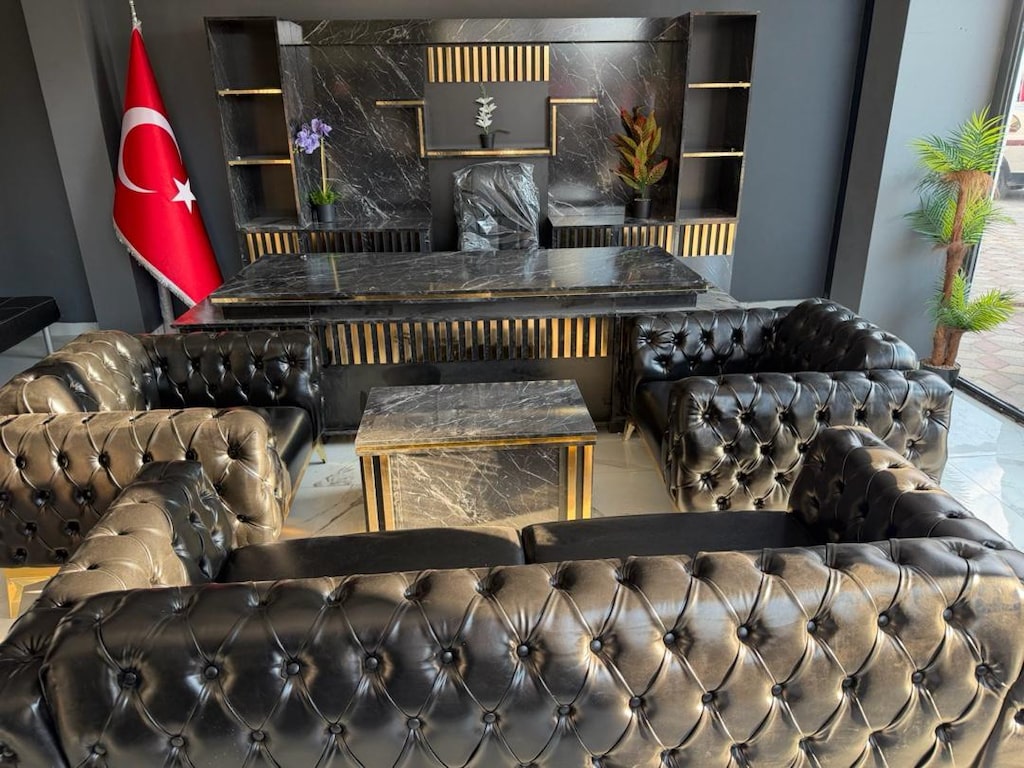 Siyah Chester Koltuk Takımı ve makam takımı - 2