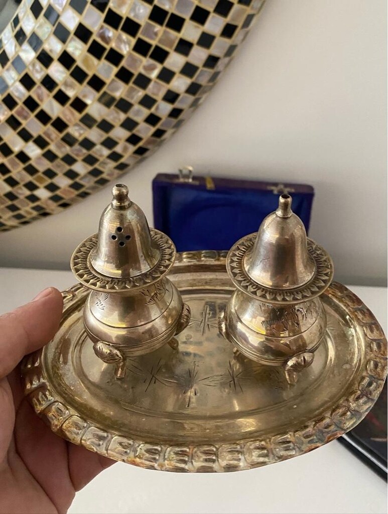 ANTİKA KUTUSUNDA TUZLUK BİBERLİK SETİ - 3
