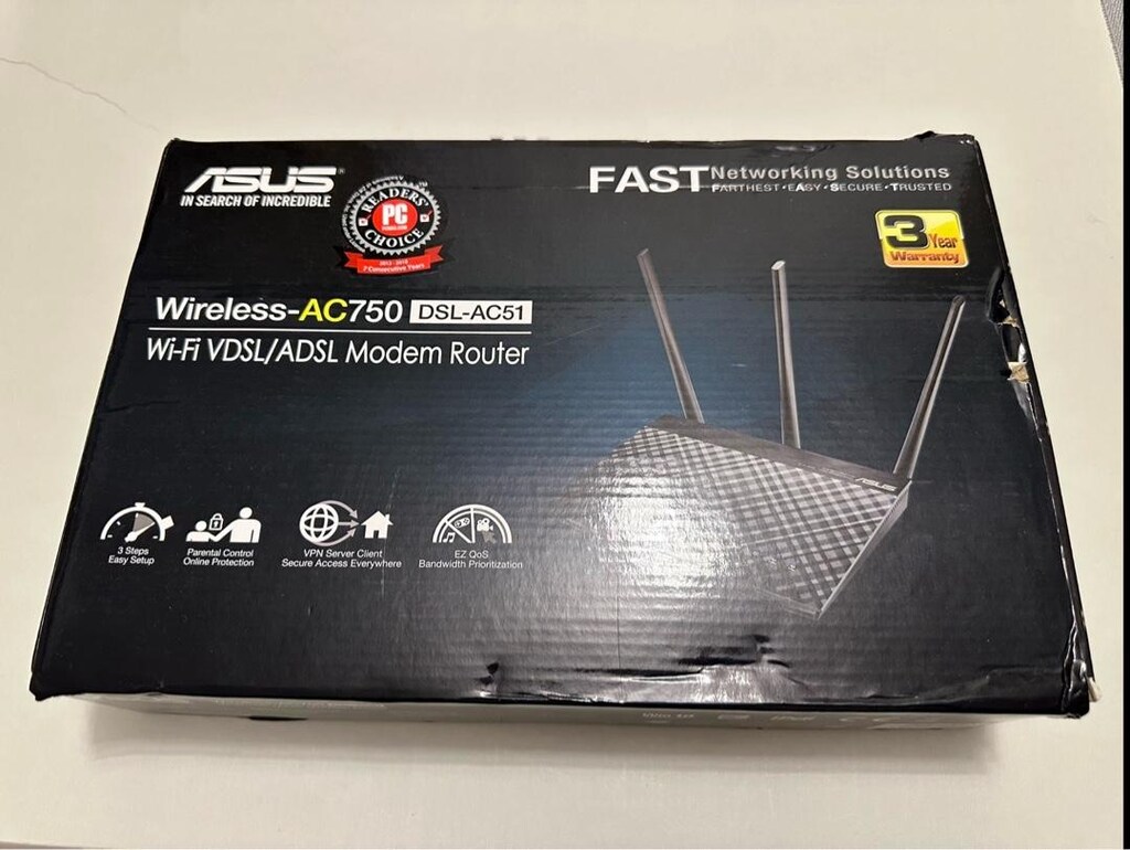 ASUS AC750 DSL-AC51 DUAL BAND ADSL-VDSL FİBER MODEM - 2