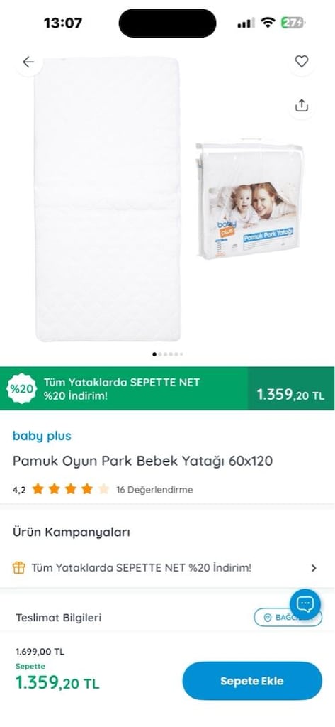 sifir pamuk yatak - 2