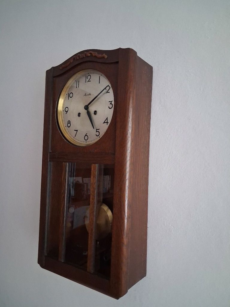 MAUTHE Kurmalı Gonglu Duvar Saati ALMAN - 7