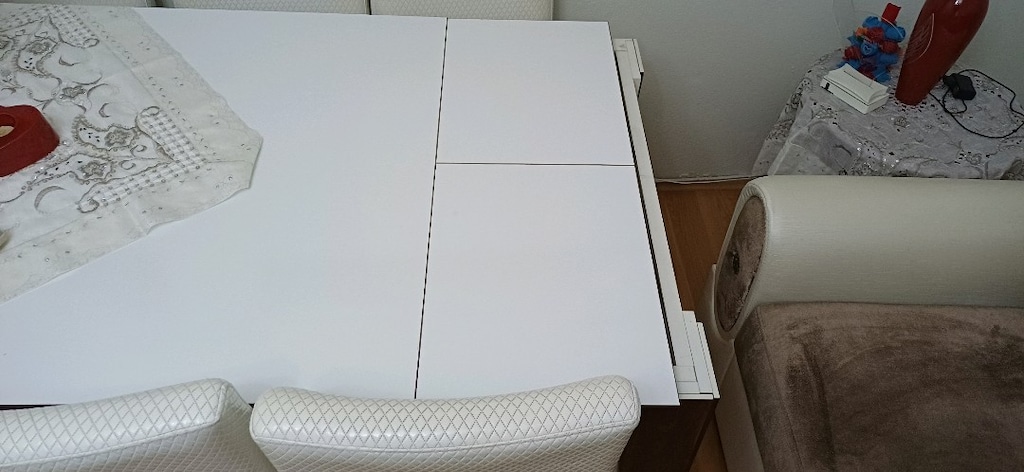 6 kişilik yemek takım masası 8-10 kişiye kadar da büyüme özellikle çok - 2