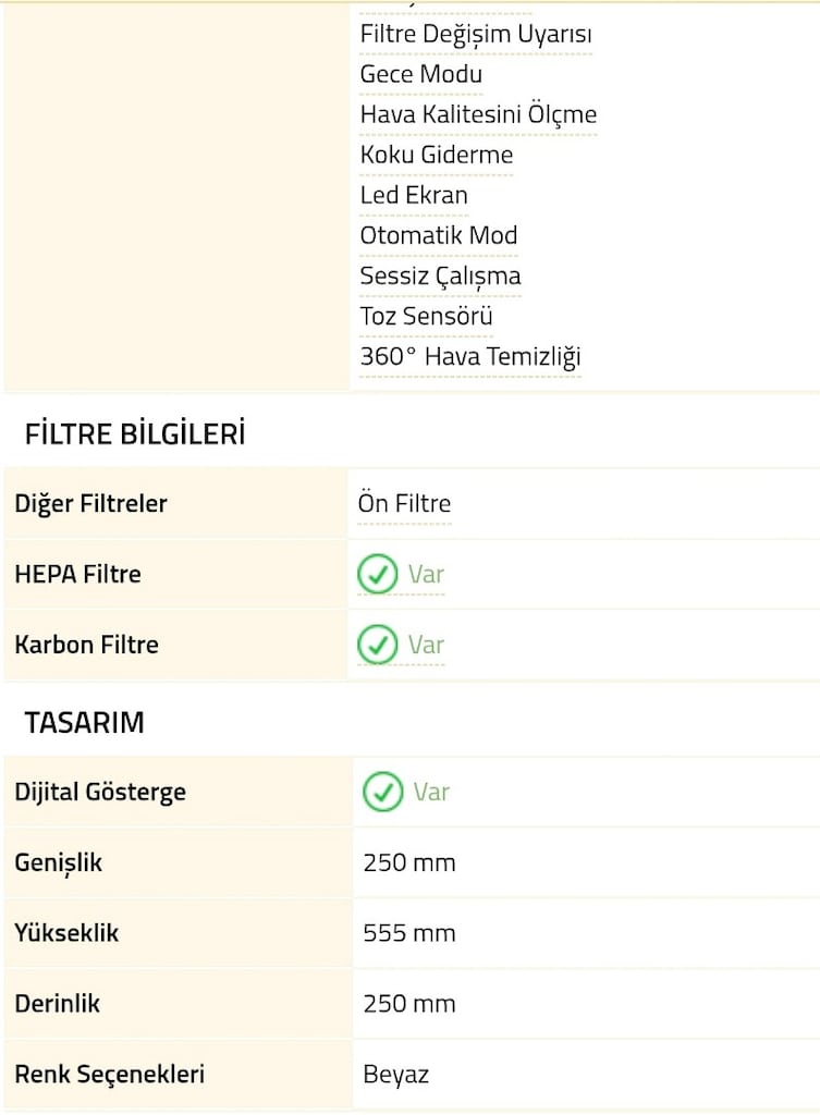 geçici süre indirim Xiaomi air purifier 4 hava temizleyici - 9