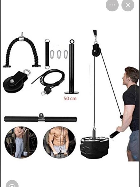 EVDE GYM - KATLANABİLİR BENCH SEHPASI - 80 KG DUMBELL - MAKARA SETİ