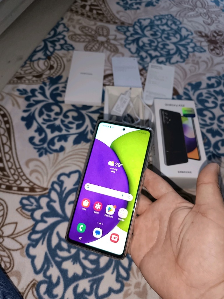 samsung a52 128gb hafiza 8gb ram yurtiçi cihazı ciftsimli NFC var - 11