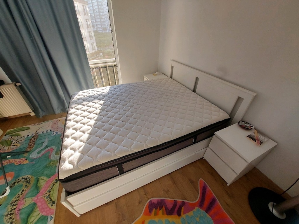 160x200 IKEA 4 Çekmeceli Baza Ve Başlık - 2