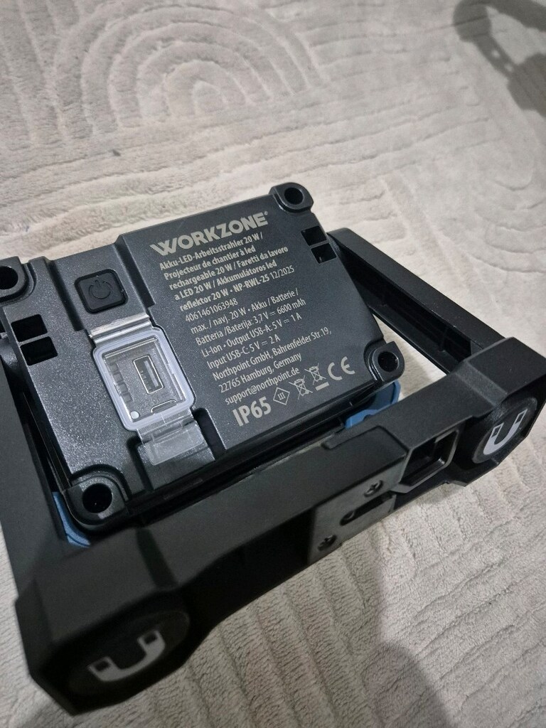 şarjlı projeksiyon power bank miknatisli fener lamba - 3