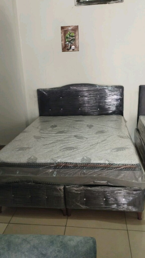 UYGUN FİYATA ŞOK KAMPANYA ÇİFT KİŞİLİK SIFIR BAZA BAŞLIK YATAK - 5