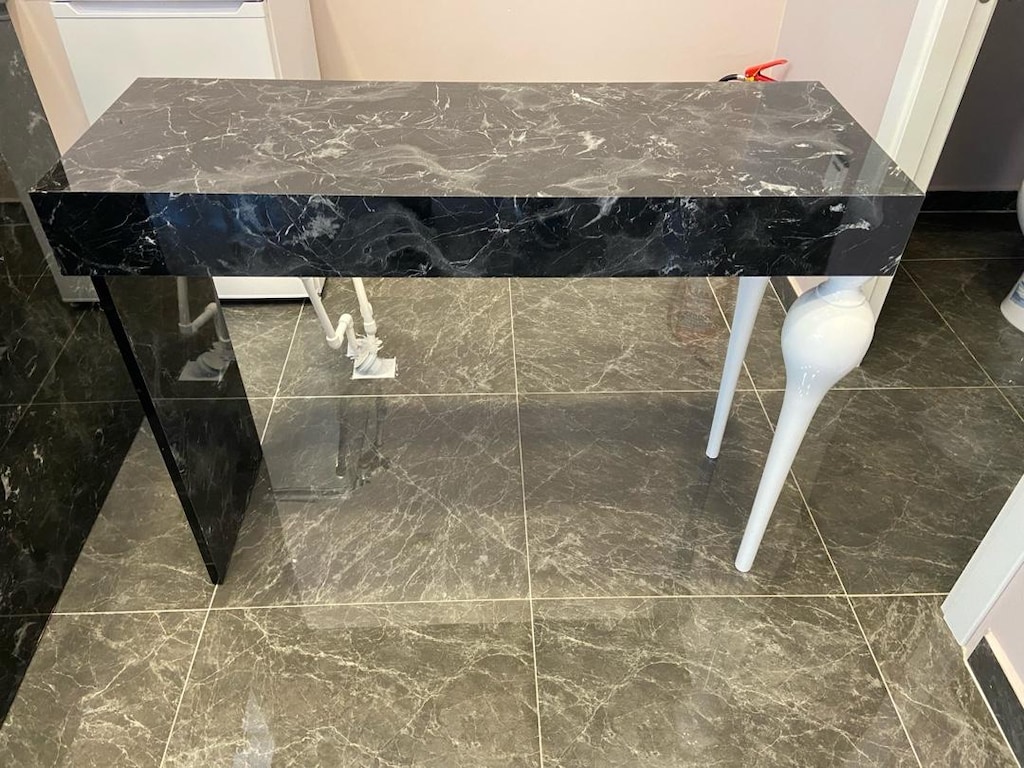 Ofis-Kuaför-Güzellik Salonu Mermer Desenli Sağlam MDF Mobilyalar - 6